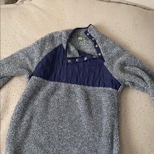 cozy blue and grey hoodie!! super comfy and light